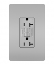  2097GRY - radiant? 20A Duplex Self-Test GFCI Receptacles with SafeLock? Protection, Gray