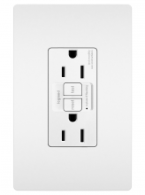  1597TRW100 - radiant? Tamper-Resistant 15A Duplex Self-Test GFCI Receptacles with SafeLock? Protection, Bulk