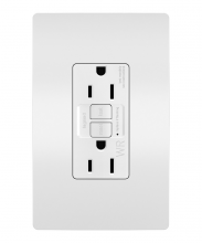  1597TRWRWCCD4 - radiant? Tamper-Resistant Weather-Resistant 15A Duplex Self-Test GFCI Receptacles with SafeLock?