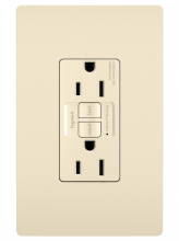  1597TRLACCD4 - radiant? Tamper-Resistant 15A Duplex Self-Test GFCI Receptacles with SafeLock? Protection, Light