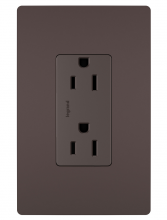  885TRDBCC12 - radiant® Tamper-Resistant Outlet, Dark Bronze