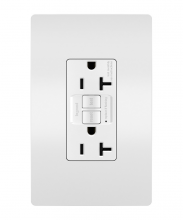  2097W - radiant? 20A Duplex Self-Test GFCI Receptacles with SafeLock? Protection, White