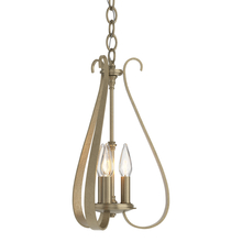  101473-SKT-84 - Sweeping Taper 3 Arm Chandelier