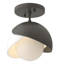  121377-SKT-07-02-GG0711 - Brooklyn 1-Light Double Shade Semi-Flush