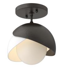  121377-SKT-14-02-GG0711 - Brooklyn 1-Light Double Shade Semi-Flush