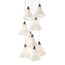  131102-SKT-LONG-20-SH1987 - Mobius 9-Light Pendant