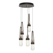  131120-SKT-STND-05-YG0434 - Link 5-Light Blown Glass Pendant