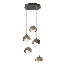  131125-SKT-STND-07-84-GG0711 - Brooklyn 5-Light Double Shade Pendant