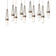  131200-SKT-LONG-05-YJ0434 - Link 10-Light Blown Glass Pendant