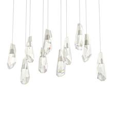  131201-SKT-LONG-86-CR - Luma 10-Light Large Crystal Pendant