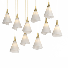  131202-SKT-LONG-86-SH1987 - Mobius 10-Light Pendant