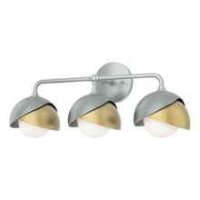  201375-SKT-82-86-GG0711 - Brooklyn 3-Light Double Shade Bath Sconce