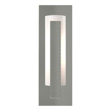  217185-SKT-85-GG0065 - Forged Vertical Bar Sconce - Steel Backplate