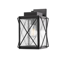  2611-PBK - Robinson 1-Light Outdoor Wall Sconce Powder Coated Black