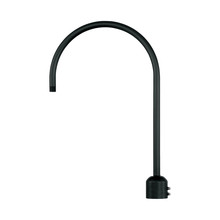  RPAS-SB - R Series  One Light Post Adapter Satin Black