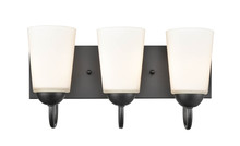  9813-MB - Ivey Lake 3-Light Vanity Matte Black