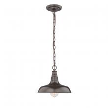  2952-PBZ - 1-Light Outdoor Hanging Lantern Powder Coated Bronze