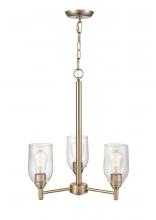  4983-MG - Arlett 3-Light Chandelier Ceiling Light Modern Gold