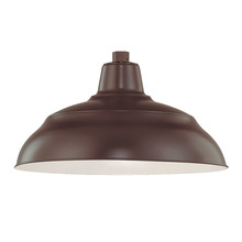  RWHS17-ABR - R Series 1-Light Warehouse Shade Architectural Bronze