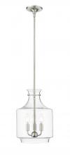  22803-BN - Mahannah 3-Light Pendant Light Brushed Nickel