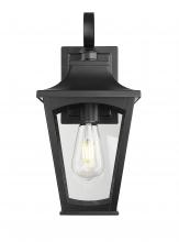  10911-PBK - Curry 1-Light Outdoor Wall Sconce Powder Coated Black