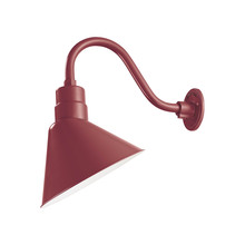  RAS12-SR - R Series 1-Light Angle Shade Satin Red