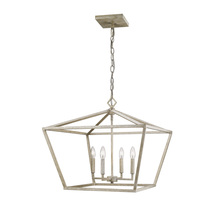  3294-VW - 4-Light Pendant light Vintage White