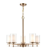  5515-MG - Huderson 5-Light Chandelier Ceiling Light Modern Gold