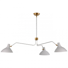  ARN 5006WHT - Charlton Large Triple Arm Chandelier