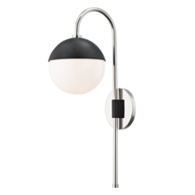  HL249101-PN/BK - Renee Plug-in Sconce