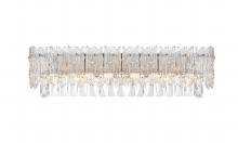 Elegant 1780W27C - Emilia Wall Sconce L27"W6"H7" E12 L6 Chrome