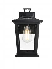 Elegant OD332W12BK - Wall sconce W7" H12" E8" L1 Black