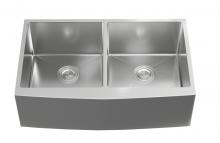  SK30233 - Stainless Steel Farmhouse Kitchen Double Sink L33''xW21''xH10"