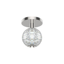  FM321201PN - Marni 5-in Polished Nickel LED Flush Mount