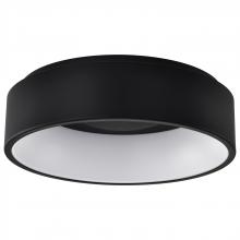  62/1452R1 - Orbit; 20 Watt LED Flush Mount; Black Finish