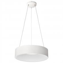  62/1455R1 - Orbit; 20 Watt LED Pendant; White Finish