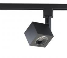  TH464 - LED 12W Track Head - Square - Black Finish - 36 Degree Beam