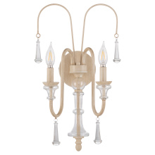 Quorum 585-2-52 - CLASICA 2LT WALL MOUNT - WSH OAK