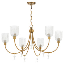 Quorum 693-6-47 - MERIAM 6LT CHANDELIER - BRB