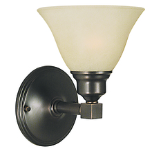  2421 SBR/WH - 1-Light Siena Bronze Taylor Sconce