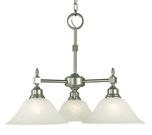 Framburg 2439 PB/AM - 3-Light Polished Brass Taylor Dinette Chandelier