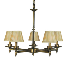  2515 SBR - 5-Light Siena Bronze Sheraton Dining Chandelier