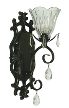  2961 MBLACK - 1-Light Matte Black Liebestraum Sconce