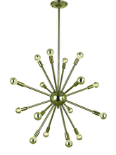  4395 BN - 16-Light Brushed Nickel Simone Chandelier