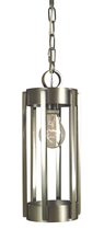  4661 PN/MBLACK - 1-Light Polished Nickel/Matte Black Pantheon Pendant