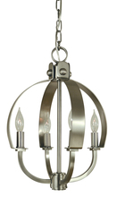  4724 MBLACK - 4-Light Matte Black Luna Chandelier