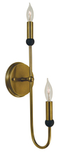  4792 SP/PN - 2-Light Satin Pewter/Polished Nickel Nicole Sconce