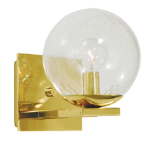  4831 PB - 1-Light Polished Brass Jupiter Bath Sconce