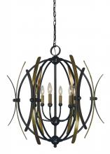  5055 MB/AB - 6-Light Monique Dining Chandelier