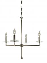  5454 PN - 4-Light Polished Nickel Muse Dining Chandelier